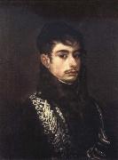 Francisco Goya An Officer oil on canvas